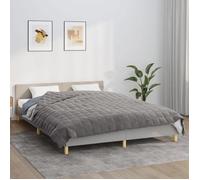vidaXL Couverture lestée Tissu 200x220 cm 13 kg Gris G