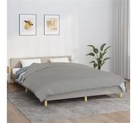 vidaXL Couverture lestée Gris 200x220 cm 13 kg Tissu