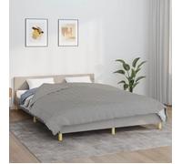 vidaXL Couverture lestée 220x240 cm 11 kg Tissu Gris