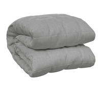 vidaXL Couverture lestée Gris 220x260 cm 15 kg Tissu