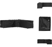 vidaXL Couverture pour meubles de jardin en L 20 oeillets 300x300x90 cm - Housses de protection pour meubles de jardin