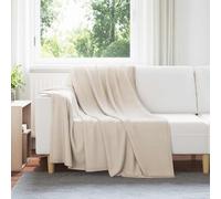 Vidaxl Couvertures À Jeter 24 Pcs Beige 200 X 150 Cm Toison