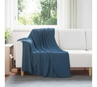 Vidaxl Couvertures À Jeter 24 Pcs Bleu Marine 170 X 130 Cm Toison
