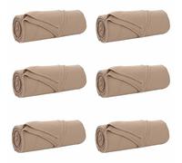 vidaXL Couvertures à Jeter 6 pc Camel 350 x 270 cm 8.09 kg Polaire