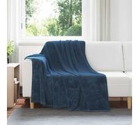 Vidaxl Couvertures À Jeter 6 Pcs Bleu Marine 150 X 200 Cm Toison