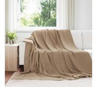 Vidaxl Couvertures À Jeter 6 Pcs Camel 220 X 240 Cm Toison