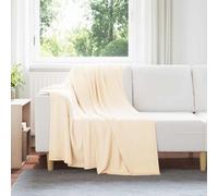 Vidaxl Couvertures À Jeter 6 Pcs Crème 170 X 130 Cm Toison