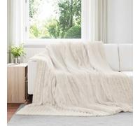 Vidaxl Couvertures À Jeter 6 Pcs Crème 240 X 220 Cm Toison