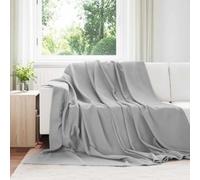 Vidaxl Couvertures À Jeter 6 Pcs Gris 240 X 220 Cm Toison