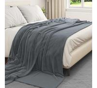 Vidaxl Couvertures À Jeter 6 Pcs Gris Foncé 240 X 270 Cm Toison