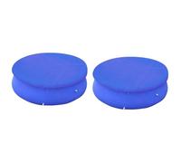 vidaXL Couvertures de piscine 2 pièces pour piscines hors-sol rondes 450-457 cm