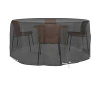 vidaXL Couvertures pour meubles de jardin 2 pcs. 10 oeillets Ø260x90 cm Rond