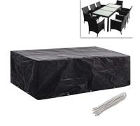 vidaXL Couvertures pour meubles de jardin 2 pcs. 10 oeillets 300x140 cm