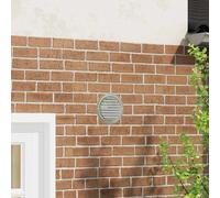 Vidaxl Couvre-Vent Air 4 Pcs Argent 200 Mm Acier Inoxydable
