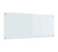 vidaXL Dosseret de cuisine blanc 120 x 50 cm Verre trempé