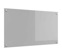 vidaXL Crédence de Cuisine Gris Clair 90 x 50 cm Verre trempé | Verre trempé robuste, Style moderne qui booste n'importe quelle cuisine, Parfait pour cuisiner à haute température