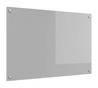 vidaXL Dosseret de cuisine gris clair 90 x 60 cm Verre trempé