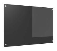 vidaXL Dos de cuisine gris foncé 90 x 60 cm Verre trempé