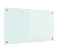 vidaXL Crédence de Cuisine Lait 70 x 40 cm Verre trempé, Design de Cuisine élégant : Dosseret en Verre résistant, Mur Anti-Chaleur, Style Moderne pour réno Maison