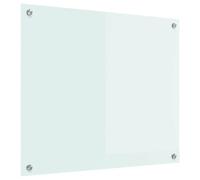 vidaXL Crédence de Cuisine Lait 70 x 60 cm Verre trempé, Design de Cuisine élégant : Dosseret en Verre résistant, Mur Anti-Chaleur, Style Moderne pour réno Maison