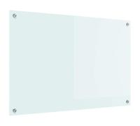 vidaXL Crédence de Cuisine Lait 90 x 60 cm Verre trempé, Design de Cuisine élégant : Dosseret en Verre résistant, Mur Anti-Chaleur, Style Moderne pour réno Maison