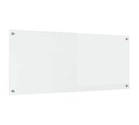 vidaXL Crédence de cuisine Transparent 120 x 50 cm verre trempé, Crédence en verre moderne, résistante à la chaleur, style chic, facile à installer, parfaite pour votre cuisine