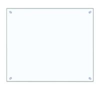 Spatscherm keuken 70x60 cm gehard glas transparant249468