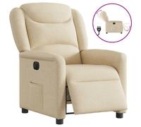 vidaXL Crème Tissu