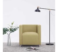VIDAXL Cube Fauteuil - Vert