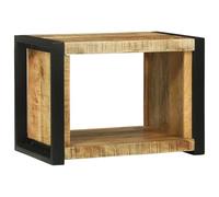vidaXL Cube Mural Marron 55 x 35 x 40 cm Bois de Mangue Massif, Salon, étagère rectangulaire Moderne, Rangement Mural, Cube Minimaliste, déco Fonctionnelle et stylée