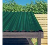 vidaXL Panneaux de toit 12 pcs. Acier revêtu par poudre Vert 100x36 cm
