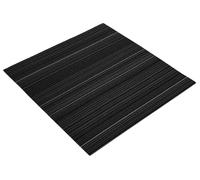vidaXL Dalle de moquette rayée gris foncé 50 x 50 cm, lot de 36 pièces