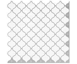 vidaXL Dalle Lanturn 50 pcs Blanc 27 x 27 cm Polyuréthane et PET
