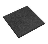 vidaXL : 24 dalles de protection antichute, noires, 50 x 50 cm, en caoutchouc