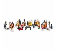 vidaXL Décor de Table de Noël Multicolore 6.5 x 9.1 cm Résine