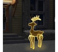 vidaXL Décoration de Noël Renne 306 LED