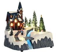Vidaxl Village De Noël Multicolore 20.5 X 17 X 21 Cm Plastique