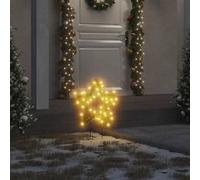 vidaXL Décoration lumineuse Étoile de Noël avec piquets 3 pcs, 50 LED, 29 cm