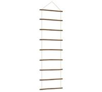 vidaXL Décoration murale en forme d'échelle 50x150cm branche naturelle, décor mural, ornement mural, décoration murale en bois, tenture murale