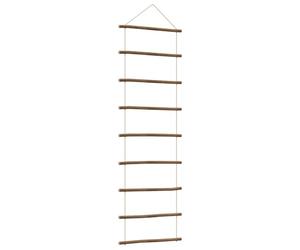 vidaXL Décoration murale en forme d'échelle 50x150cm branche naturelle, décor mural, ornement mural, décoration murale en bois, tenture murale