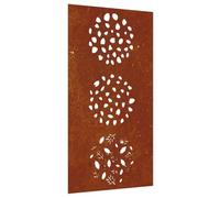 vidaXL Décoration murale de jardin Feuille – acier corten 105×55 cm – extérieur