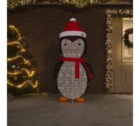 vidaXL Décoration pingouin 180 cm 200 LED
