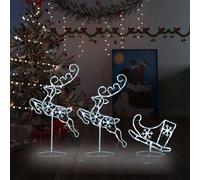 vidaXL Décorations de Noël volant - Renne/traîneau