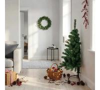 vidaXL Demi-sapin de Noël 120 cm - Vert