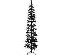 vidaXL Demi sapin de Noël Noir 180 cm