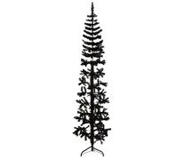 vidaXL Demi sapin de Noël Noir 180 cm