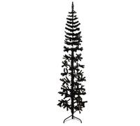vidaXL Demi-Sapin de Noël - Noir 210 cm