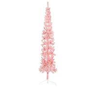 vidaXL Demi sapin de Noël rose 210 cm