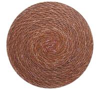 Vidaxl Dessous De Verre En Herbe Marine 4 Pcs Marron Ø 30 Cm