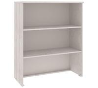 vidaXL Dessus de Buffet Dessus pour Armoire Latéral Dessus pour Meuble Meuble de Rangement Salon Blanc 85x35x100 cm Bois Massif de Pin